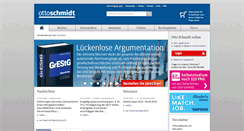 Desktop Screenshot of otto-schmidt.de