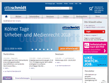Tablet Screenshot of otto-schmidt.de